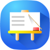 Education Icon of whiteboard